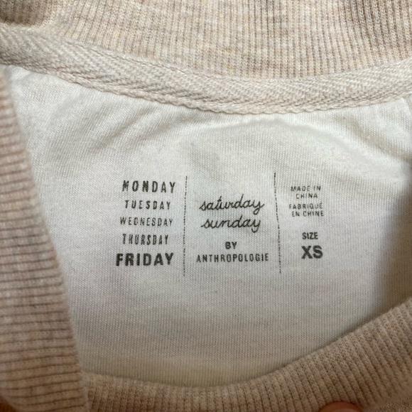 Anthropologie Camilla Sartuday Sunday Edita Ruched sweatshirt and pant - size XS - Picture 14 of 16